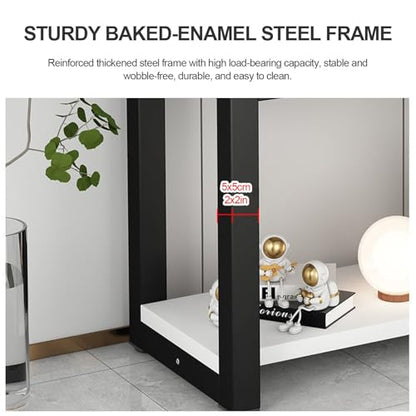 Double-Tier Fish Tank Stand, Heavy-Duty Aquarium Stand, With Shelving Unit, Features Non-Slip Pads, Reptile Enclosure Stand, Suitable For Fishkeeping, Turtle Keeping(Black+Black,23.6x11.8in) - color: Black+Black, size: 23.6x11.8in