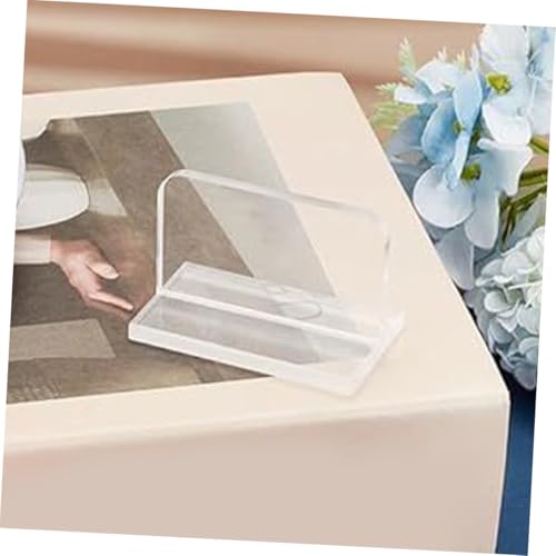 Garneck 6pcs Acrylic Fish Tank Lid Handles Easy to Install Heavy-Duty Support for Aquarium Covers Grip Design for Safe Use Replacement for Fish Tank Lids