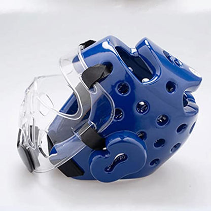 Clear Taekwondo Mask for Kids Adult Karate Mask Detachable Protector Head Gear Head Cover, Face Shield Thickening for Martial Arts Boxing Sparring Grapplings Muay Thai Kickboxing Training - color: Kids