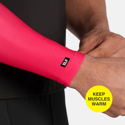 Solid Arm Sleeve - color: Hue Pink, size: Small-Medium