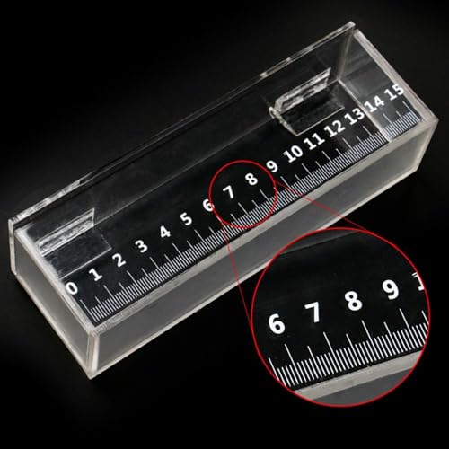 Fish Viewing Box Acrylic Outdoor Indoor Micro Landscape Fish Tanks Fishing Photo Tank Fish Breeding Tanks Photo Box with Scale(M) - size: M