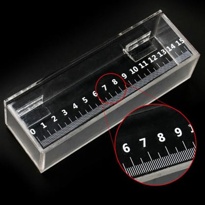 Fish Viewing Box Acrylic Outdoor Indoor Micro Landscape Fish Tanks Fishing Photo Tank Fish Breeding Tanks Photo Box with Scale(M) - size: M