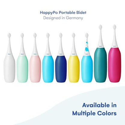 오리지널 HAPPYPO 버트 샤워 - 여행용 휴대용 비데 - 독일 상어 탱크에서 알려진 - Easy-Bidet 2.0은 젖은 물티슈를 대체합니다 (색상: 라이트 블루) - color: 라이트 블루, size: 1개(1팩)