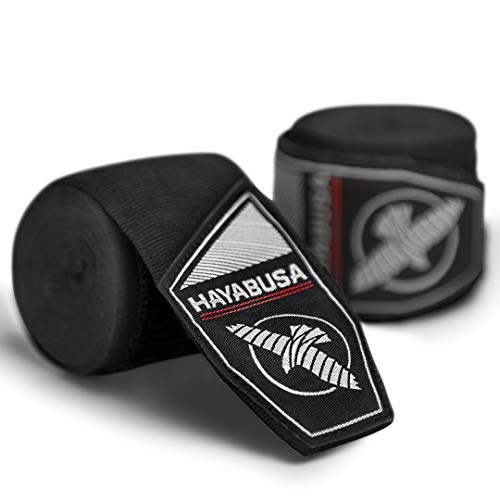 Hayabusa Boxing Hand Wraps for Kids Perfect Stretch 4.0 - color: Black