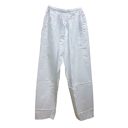 Men's Under Thobe Serwal/Pants (Thobe Pajama) - White Color - size: Large