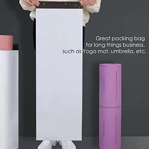 Poly Mailers Long Shipping Bags 8x30 Inch 50 Pack Envelopes Bag for Unique Items Storage Packaging, Self Sealing Waterproof Mailing - size: 8x30 Inches
