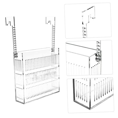 TOYANDONA Hanging Fish Breeding Box for Betta Fish Tank with Divider Easy to Clean Isolation Tank Increases Survival Rate Aquarium