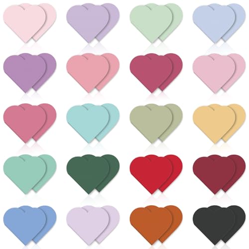 40 Pcs Heart Magnetic Bookmarks, Gifts for Women, Cute Book Marks for Reading Book Lovers, Page Markers Clip for Teacher & Student Book Accessories for School Office Home Supplies - color: Heart