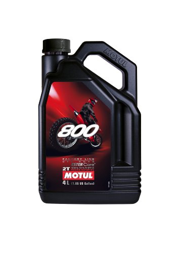 Motul 800-2t Off-Road 100% Synthetic Premix 1 Liter (4L) - size: 4L