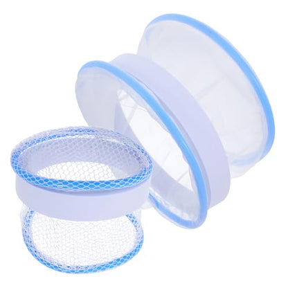VICASKY Fish Isolation Chamber Breeding Box with Nylon Floating Mesh, Aquarium Hatchery Tank for Guppy Fry Incubation and Shrimp Nursery, Small Fish Incubator Suitable for Aquarium