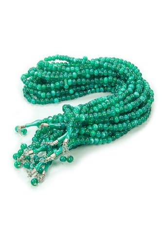 ihvan online, Tasbih Prayer Beads 99, Pack of 10, Muslim Prayer Bead, Islamic Rosary Bead, Dhikr, Tasbeeh Bulk, Misbaha, Masbaha, Tespih, Islamic Gift for Ramadan & Mawlid & Hajj Umrah - color: Green