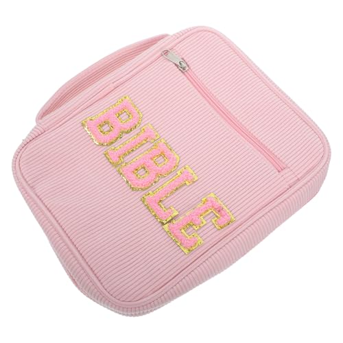 Bible Cover Zipper Dustproof Storage Bag for Bible Protection and Portable Book Sleeve for Office and Home Use