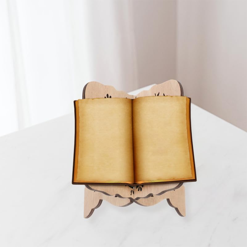 SEWACC Desktop Book Holder 2-Pack Book Stand for Reading Children S Reading Shelf Reading Rack for Desk Display Stand for Home Office Kitchen 5.90 X 4.72 X 0.19 in