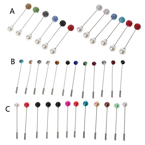 Sweater Shawl Clips 12Pcs Women Brooch Pins Colorful Crystal Hijab Scarf Pearls Safety Pins Sweater Shawl Clip Brooches Jewelry Jewelry Pins for Cardigan Blouse