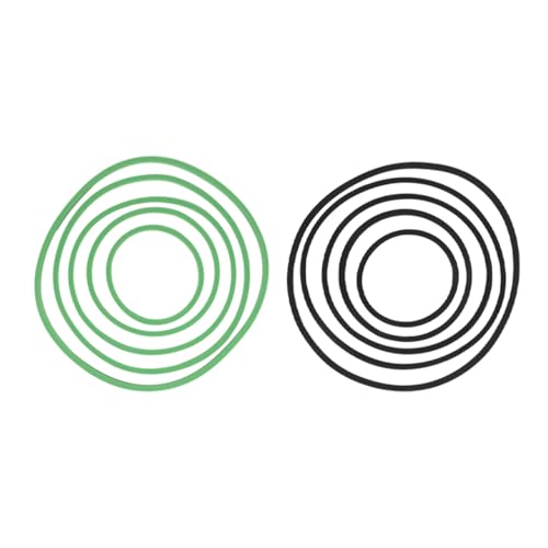 Aquarium Floating Plant Corral - 5 Sizes of Floating Plant Ring,Fish Feeding Ring for Tank Keep(Circle-Black 5PCS+Circle-Green 5PCS) - color: Circle-black 5pcs+circle-green 5pcs