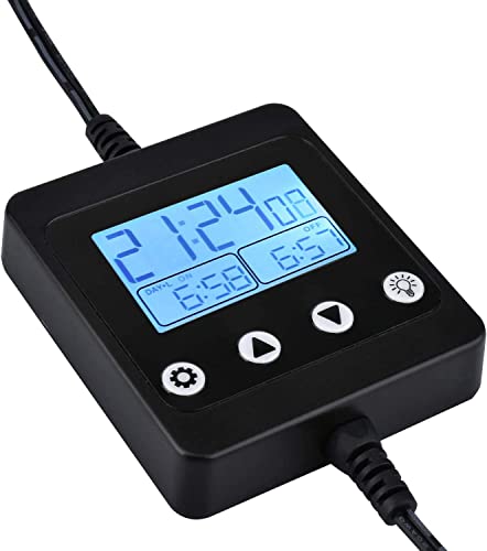 Aquarium LED Fish Tank Light Timer/Dimmer | Suitable for all 16-84 inch KZKR Aquarium LED Fish Tank Light, Providing Dimming, sunrise and timer functions. - color: Timer / Dimmer