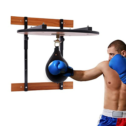 Speed Bags Platform Kit,Adjustable Height Boxing Speed Ball, Punching Training Equipment with Boxing Ball, Wall Mount Punching Bag Practice Speedbag Set for Home, Gym, Fitness Enthusiasts