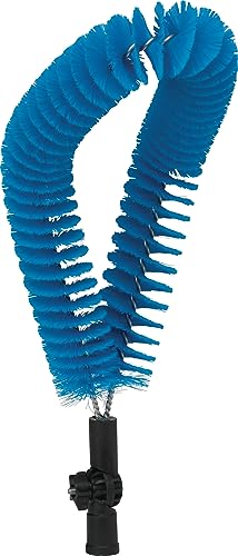 7 1/2 in W Clean in Place Brush, Medium, 4 1/2 in L Handle, 20 in L Brush, Blue, Polypropylene - 1 Each - color: Blue, size: 5374