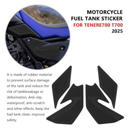 FOR TENERE 700 Tenere 700 2025 T700 2025 Motorcycle Side Fuel Tank Protector Knee Pad Traction Pad Suitable for Tenere 700 Accessories