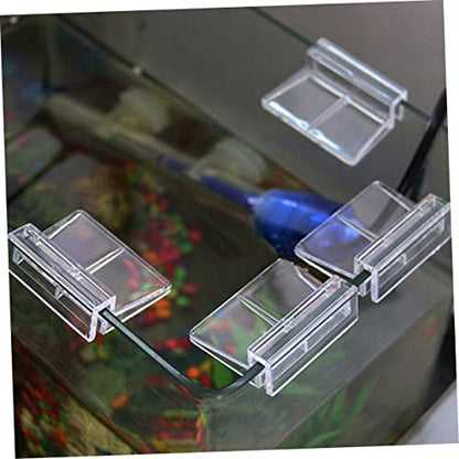 BESPORTBLE 10pcs 6mm Fish Tank Cover Holder Acrylic Support Bracket for Fish Tank Aquarium