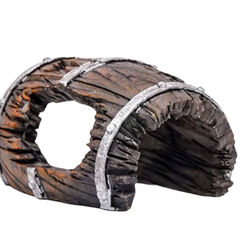 Resins Aquariums Scenery Small Weathered Barrels for Creating Underwater Landscape Fishes Tanks Accessory Pet Fishes Tanks Decoration