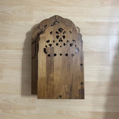 Wooden Wall Bookshelf, Book Holder | Quran Bible Wall Storing Shelf | Wall Decoration, Home Decor | Housewarming Gift