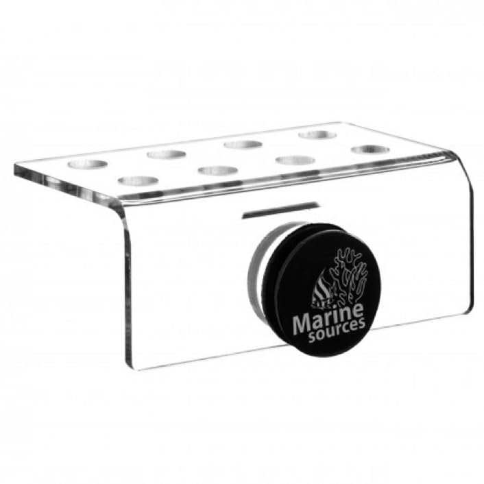 Marine Sources Fish Tank Aquarium Supplies Acrylic Magnetic Coral Frag Rack - for 15mm Glass Thickness (CRB-M-8) - size: CRB-M-8