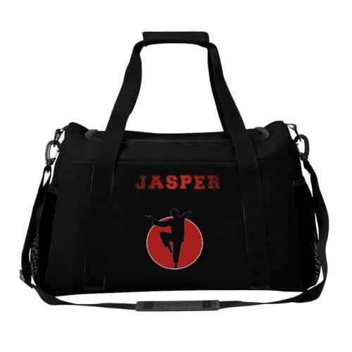 Custom Name Taekwondo Karate Duffle Bag for kids Boy Girls,Personalized Martial Arts Gear Bag,Water-Resistant Sparring Equipment - color: Taekwondo Karate-09