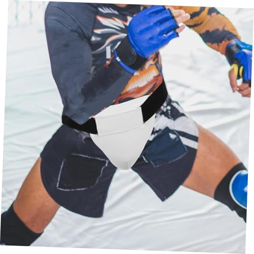 Outanaya Professional Boxing Groin Protector Adjustable Elasticity Breathable Crotch Guard Comfortable Reusable Cup for Men for Taekwondo and Sparring Training