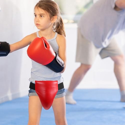 DOITOOL 2pcs Training Groin Protector Crotch Fighting Guard Comfortable Portable Groin Guard for Boxing Taekwondo Martial Arts Sparring