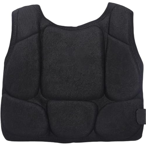 Boxing Chest Guard Vest, Muay Thai Body Protector for Kickboxing MMA Taekwondo Sparring, Strike Shield Training Vest - size: X-Large