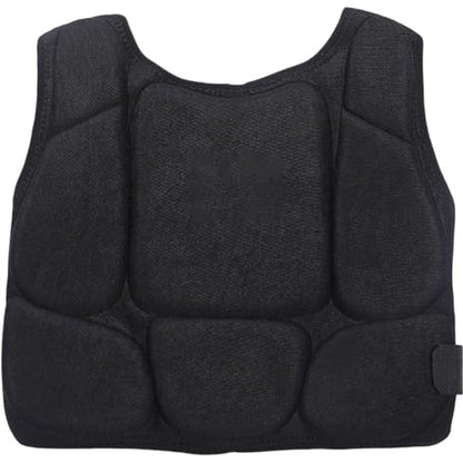 Boxing Chest Guard Vest, Muay Thai Body Protector for Kickboxing MMA Taekwondo Sparring, Strike Shield Training Vest - size: X-Large
