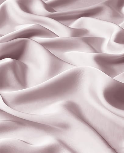 Lina & Lily Luxury Satin Hijab Head Scarf Shawl Wrap for Muslim Women Extra Long - color: Light Mauve