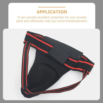 GALPADA Integrated Groin Protector Wear-Resistant Crotch Guard Boxing Accessory Lightweight Impact Protection Gear for Training and Combat Sports