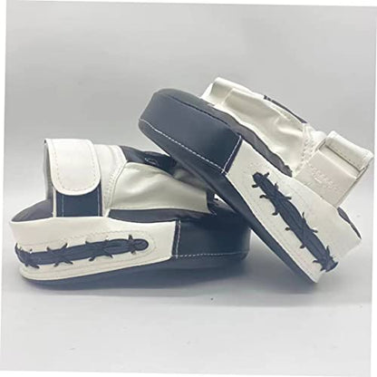 HEMOTON Boxing Pads Focus Mitts Curved Kickboxing Hand Pads Sturdy PU Material Strike Shield for Martial Arts Training Suitable for Boys and Girls and Adults for Taekwondo Practice