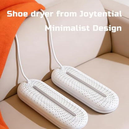 Electric Boot Dryer, Shoe Warmer with IC Controller, Footwear Travel Dryers Silent with 3/6/9 Hours Timer - color: Ivory