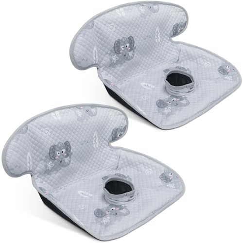 COOLBEBE 2 Pack Waterproof Car Seat Protector for Potty Training, Grey | Dry Car Seat Liner Toilet Training for Baby Toddler Kid, Piddle Pads Cover Car Seat Pad for Strollers & Carseat, 2PCS - color: Grey, size: 2 Pack