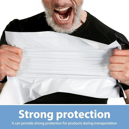 Metronic Poly Mailers 19x24 Inch 40000 Pcs, Large Shipping Bags for Clothing, Small Business, Strong Thick Mailing Bags with Self Adhesive, Waterproof and Tear-Proof Large Shipping Bags Bulk in White - color: White, size: 19x24 40,000PC