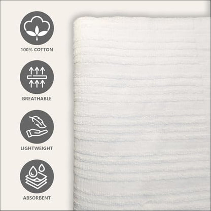 Ihram Set for Umrah Hajj Mens Boys 2 Piece Towels Set Cotton Lightweight Breathable Umrah Waist Belt Tawaf Beads Pins