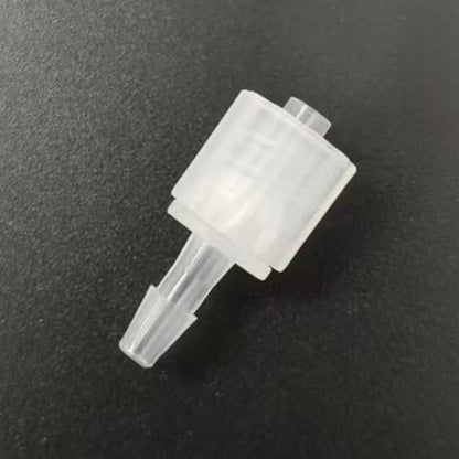Moveable Male Luer Lock Connector × Hose Barbed Adapter for Laboratory Biochemical Analytical Instruments Food Machinery 50PC/PK (for 1/8'' Hose ID, PP) - size: for 1/8'' Hose ID, PP