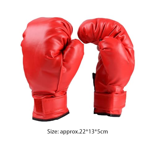 Leadigol Adult Boxing Gloves,Men Women Training Mitts,Professional Sanda Karate PU Leather Gloves,Sparring Training Gloves,Breathable Sparring Kickboxing Gloves