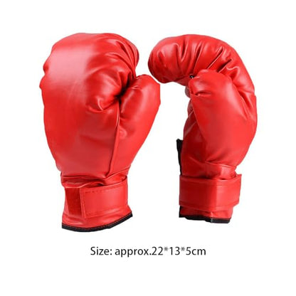 Leadigol Adult Boxing Gloves,Men Women Training Mitts,Professional Sanda Karate PU Leather Gloves,Sparring Training Gloves,Breathable Sparring Kickboxing Gloves