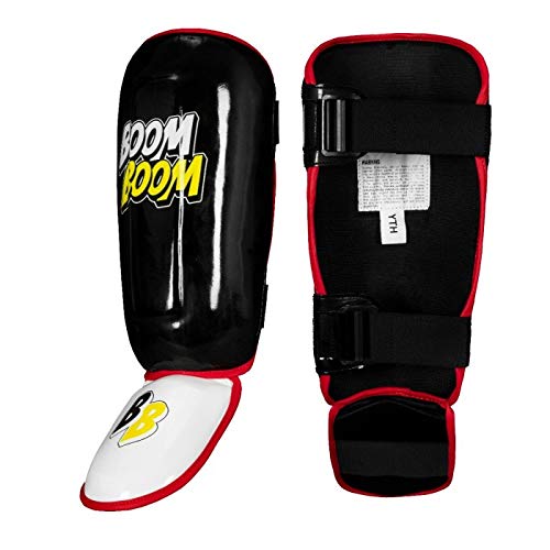Boom Boom Bomber Youth Shin Guards - Muay Thai Shin Guards, Shin Guards, MMA Shin Guards, Kickboxing Shin Guards, Shin Pads, Shin Guards Youth, Martial Arts Shin Guards, Muay Thai Shin Pad