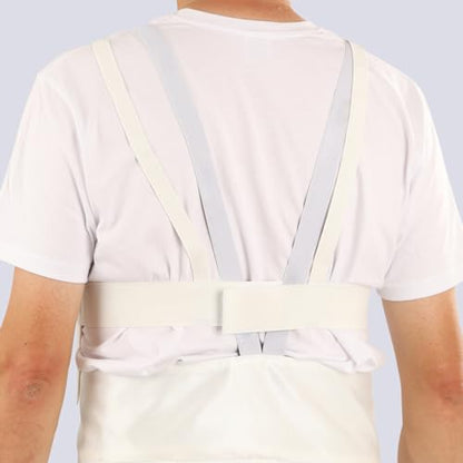 Fencing Chest Protector - Integral Fencing Chest Guard for Men - Adjustable Plastic Breast Protector - Fencing Gear for Foil Epee Sabre - size: X-Small