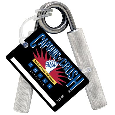 IronMind Captains of Crush Gripper | The Fastest Way to the Strongest Grip | The Gold Standard of Grippers | The Single Best Hand Strength Training Tool You Can Buy | Made in the USA - size: 7. No. 2 (195 lb)