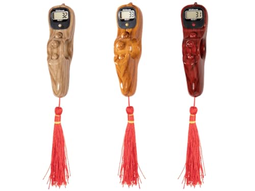 Anlising 3PCS Portable Handheld Digital Beads Counter, Prayer Digital Finger Counters, Digital Tasbih Electronic Rosary Tally Counter, Buddha Beads Counter, for Meditation, Relaxation, Muslim Prayer