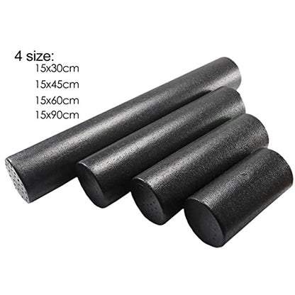 Vaveren Round Foam Roller Balance and Core Exercises Lightweight Pilates Column Roller for Leg Arm Stretching, Indoor Sports Bodybuilding, 15cmx30cm