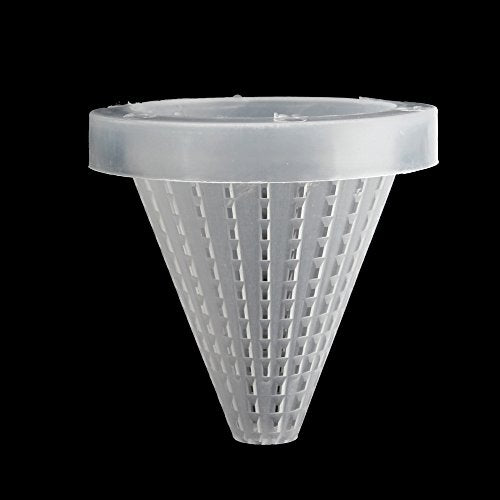 6PCS Aquarium Live Red Worm Cone Feeder Plastic Frozen Brine Shrimp Fish Food Feeding Cup for Fish Tank with Suckers