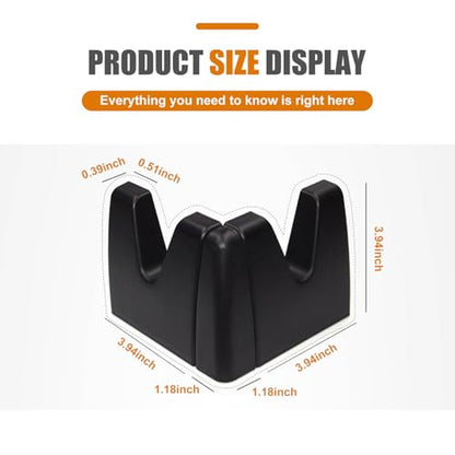 6 PCS Car Multifunctional Trunk Holder, PP Stable Structure Trunk Cargo Fixing Divider Organizer, Small and Portable Quick Installation Accessories, Suitable for Most Cars SUVs Trucks (Black)
