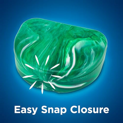 Practicon Marble Retainer Cases, Orthodontic Aligner Case, Mouth Guard Holder (3 Pack) (Forest Green) - color: Forest Green